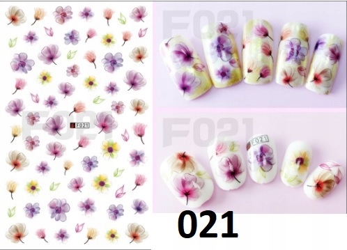 NAKLEJKI NA PAZNOKCIE SAMOPRZYLEPNE 3D