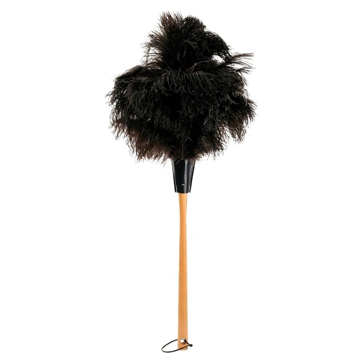 Prachovka z pštrosího peří, střední, 70 cm