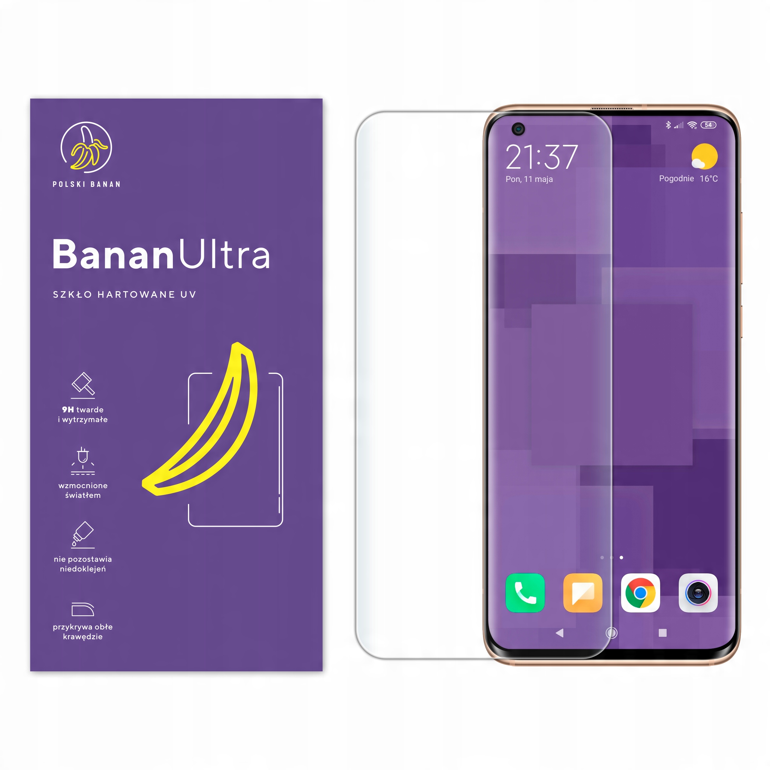 

Szkło Hartowane Uv Polski Banan do Xiaomi Mi 10