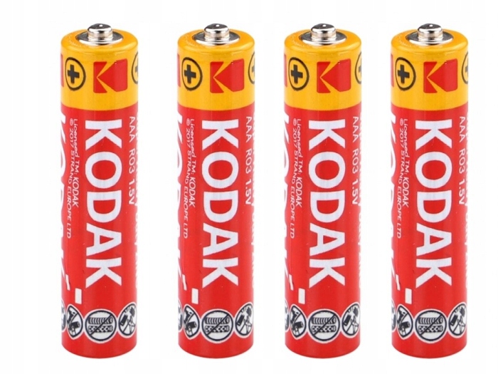 

4x Bateria Baterie Paluszek Kodak R03 R3 Aaa 1,5V