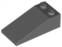 

Lego 30363 Skos Dachówka 4x2x szary ciem Nowy (2g)