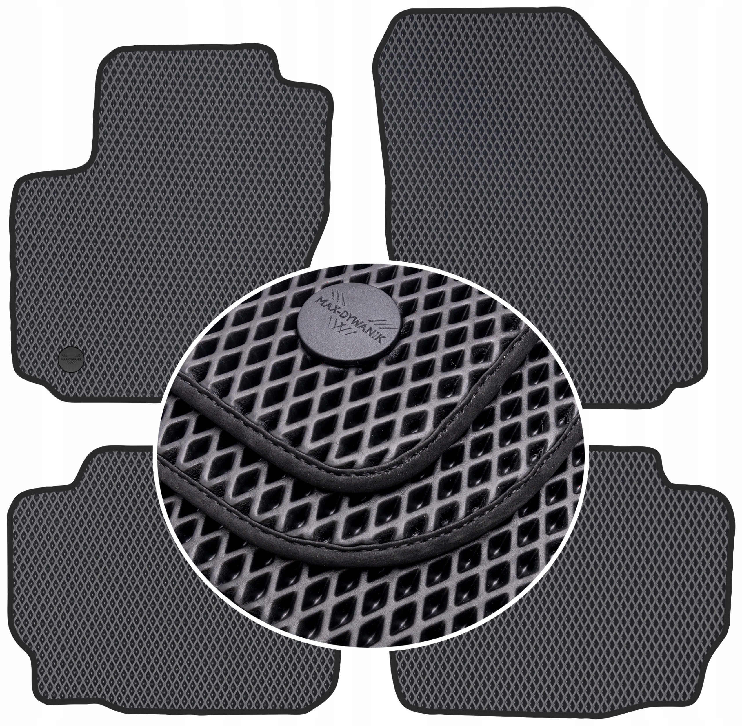 Ford Mondeo MK4 2007-2012 Koberce Eternity Čierne