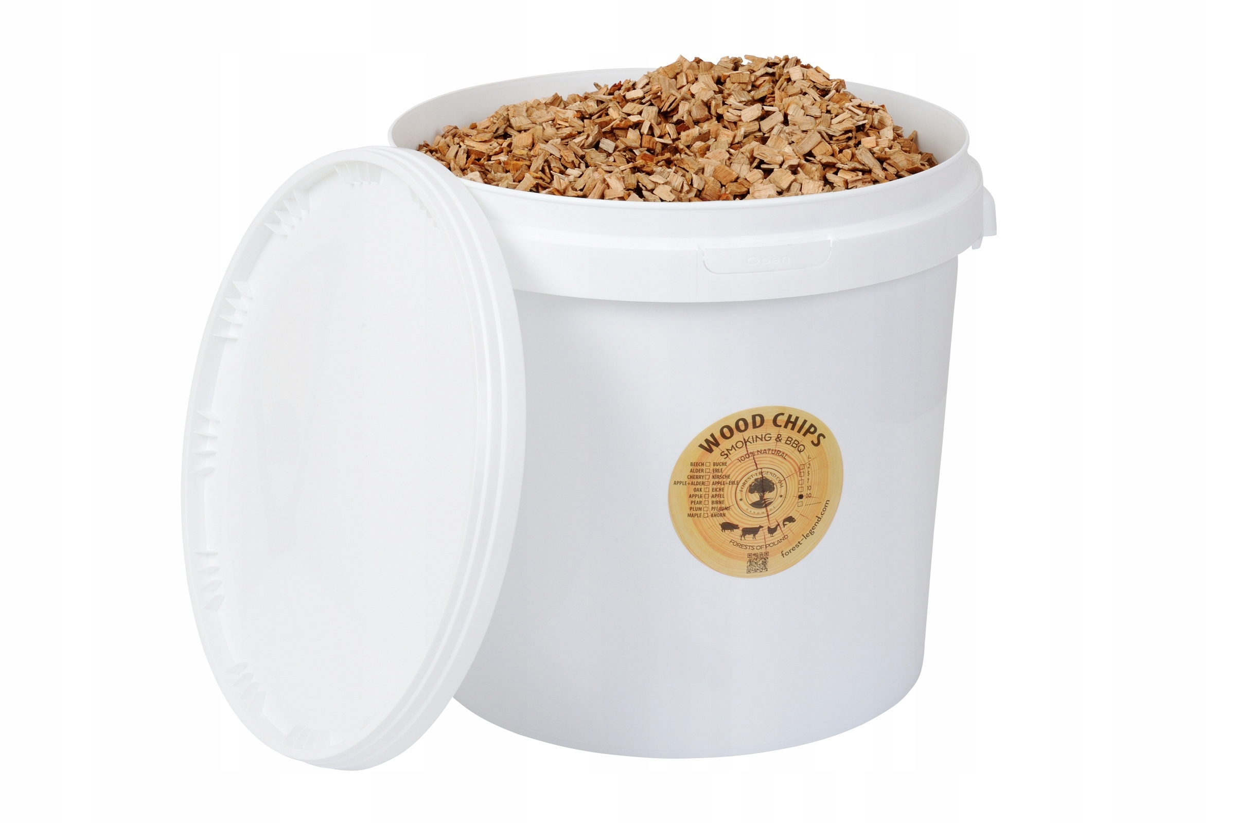 FORESTLEGEND Zrębki wędzarnicze ŚLIWA - BOX 20 L Kod producenta WCB1.20.8