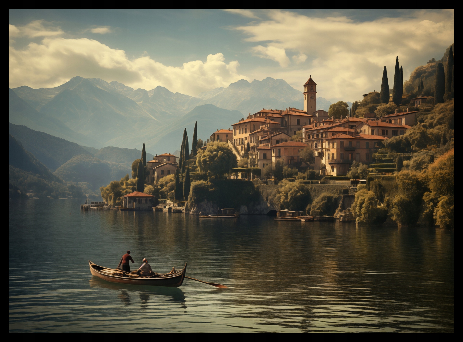 Poszter 55x40cm Nyugodt nosztalgia Fajta keret nélküli