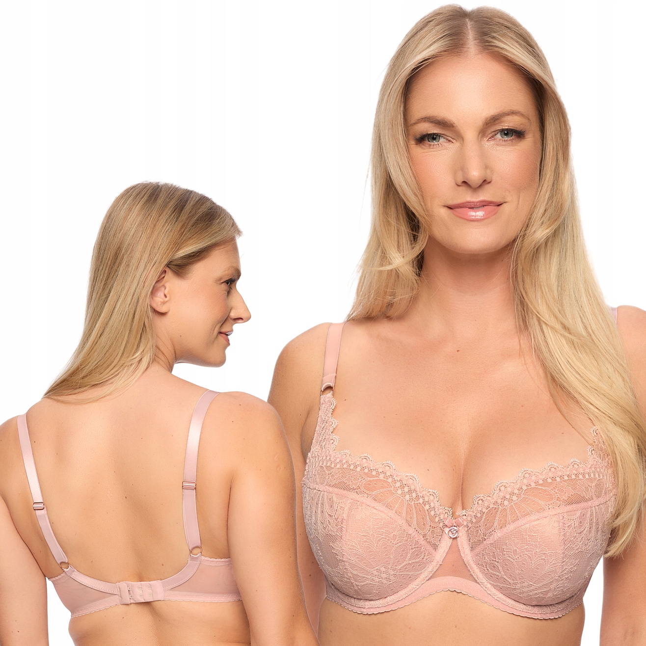 Gaia 1293 Marleen růžová 90E Polovyztužená podprsenka