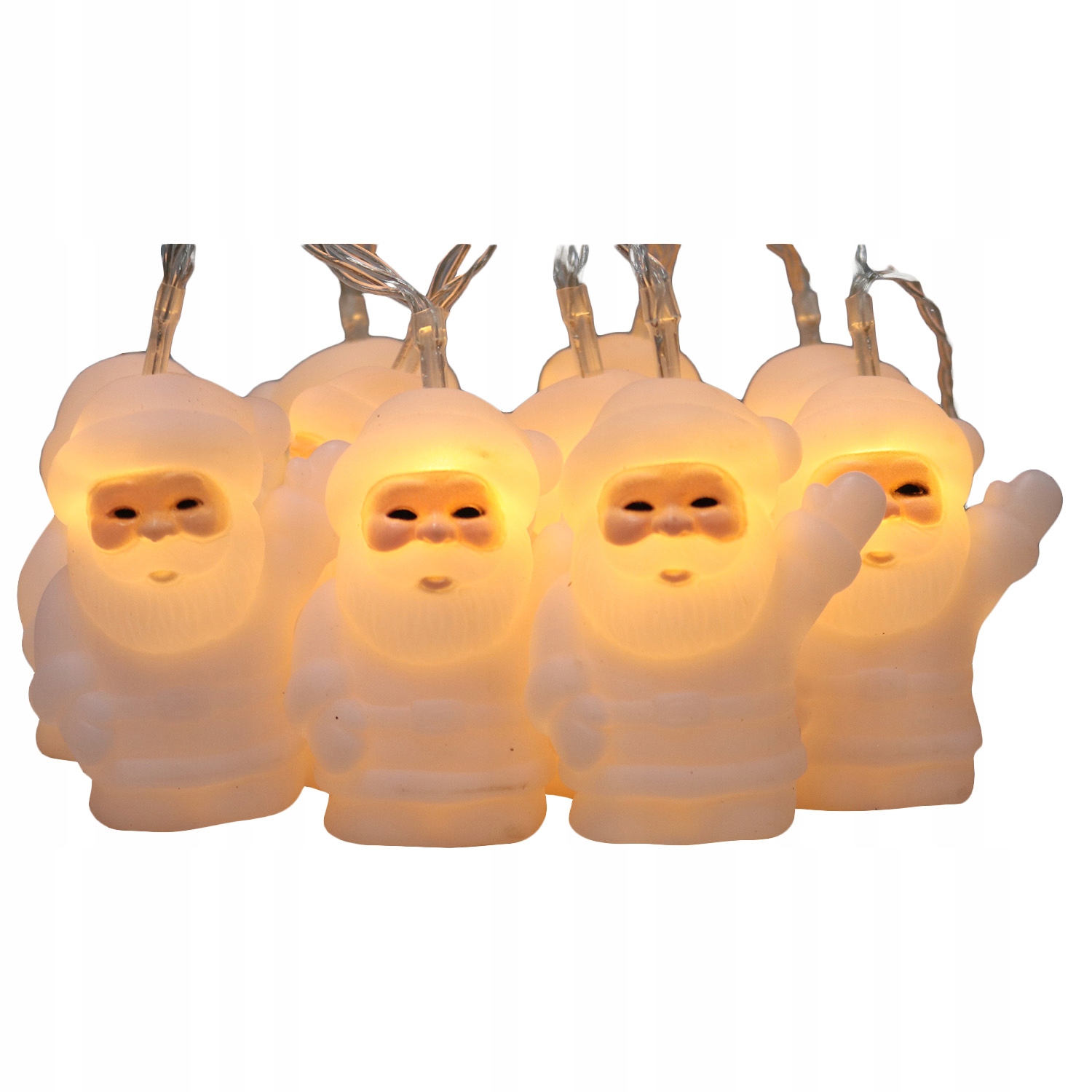 

Lampki choinkowe 10 led Mikołaje na sznurze Goliat