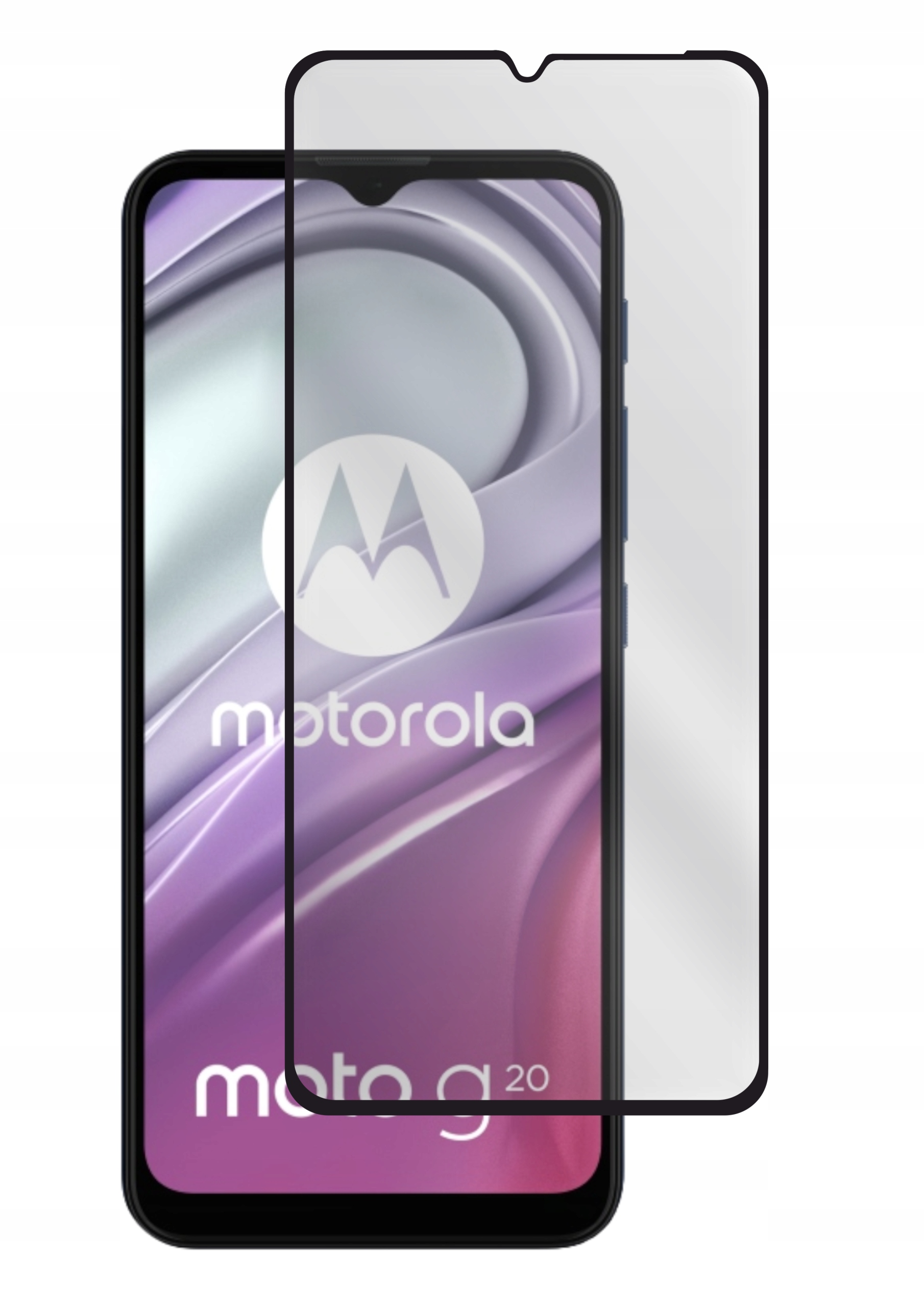 

Szkło 5D Na Cały Ekran Do Motorola Moto G20 Black