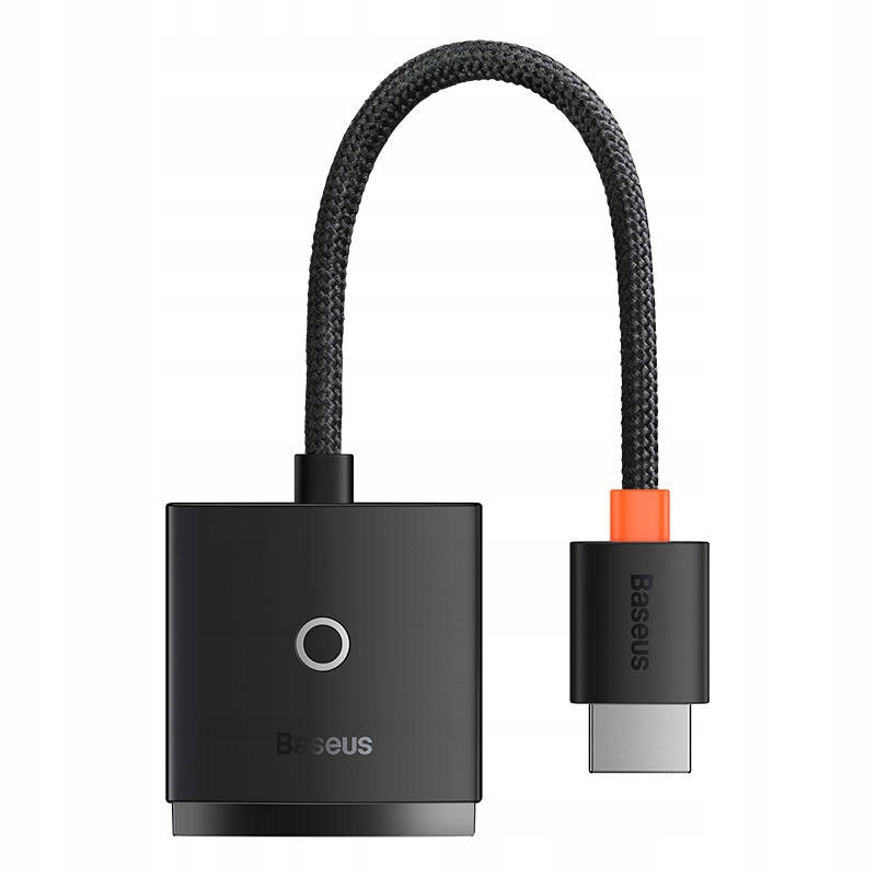 BASEUS ADAPTER HDMI DO VGA BEZ AUDIO 1080P 60HZl KOMPATYBILNY KOMFORTOWY Stan opakowania oryginalne