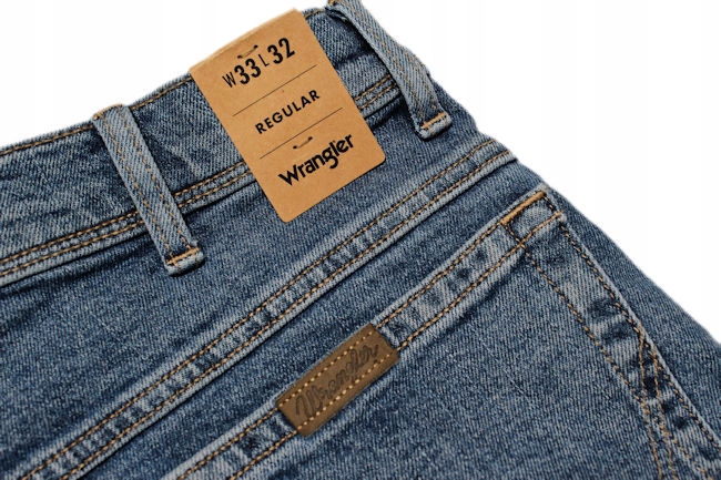 spodnie WRANGLER REGULAR FIT stonewash W31 L32 Rozmiar 31/32