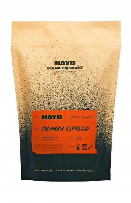 Levně Káva zrnková Hayb Kolumbie San Sebastian Espresso 1 kg