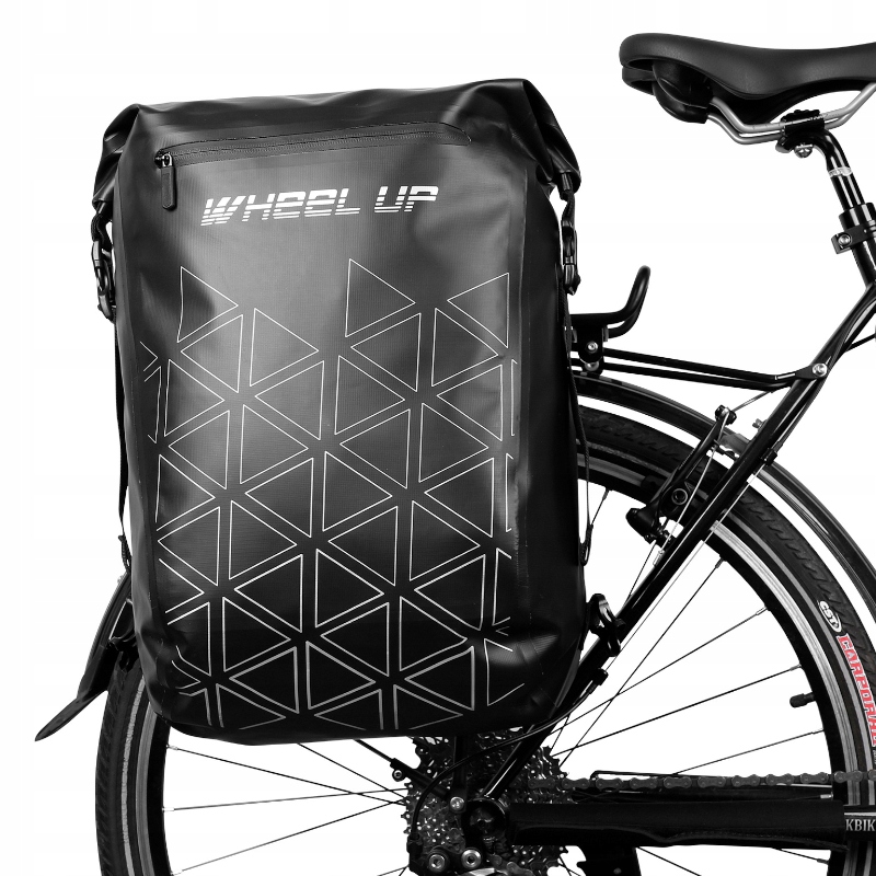 Sakwa Rowerowa Tylna Na Bagażnik Boczna Wodoodporna Torba Plecak 2W1 Duża
