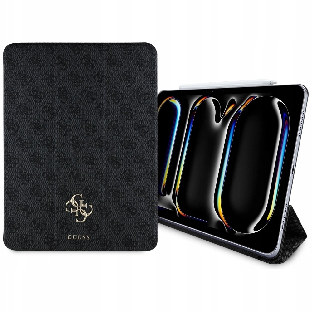 Pouzdro Guess Magnetic 4G Big Logo pro iPad Pro 13" 2024 černé