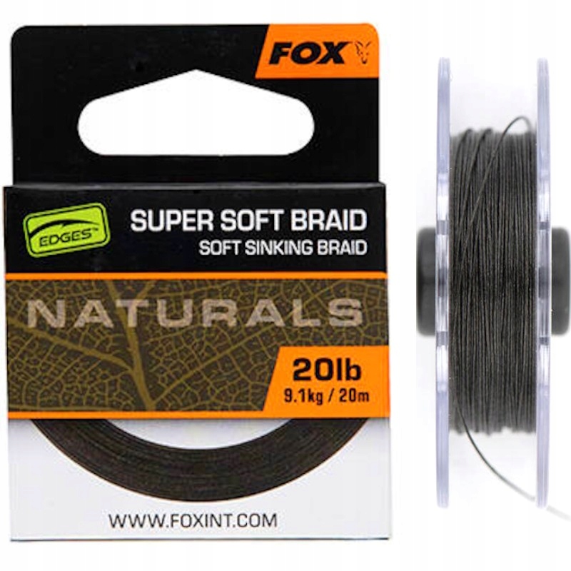 Karpiowa Plecionka Przyponowa Fox Soft Sinking Braid 20lb 9.1kg 20m