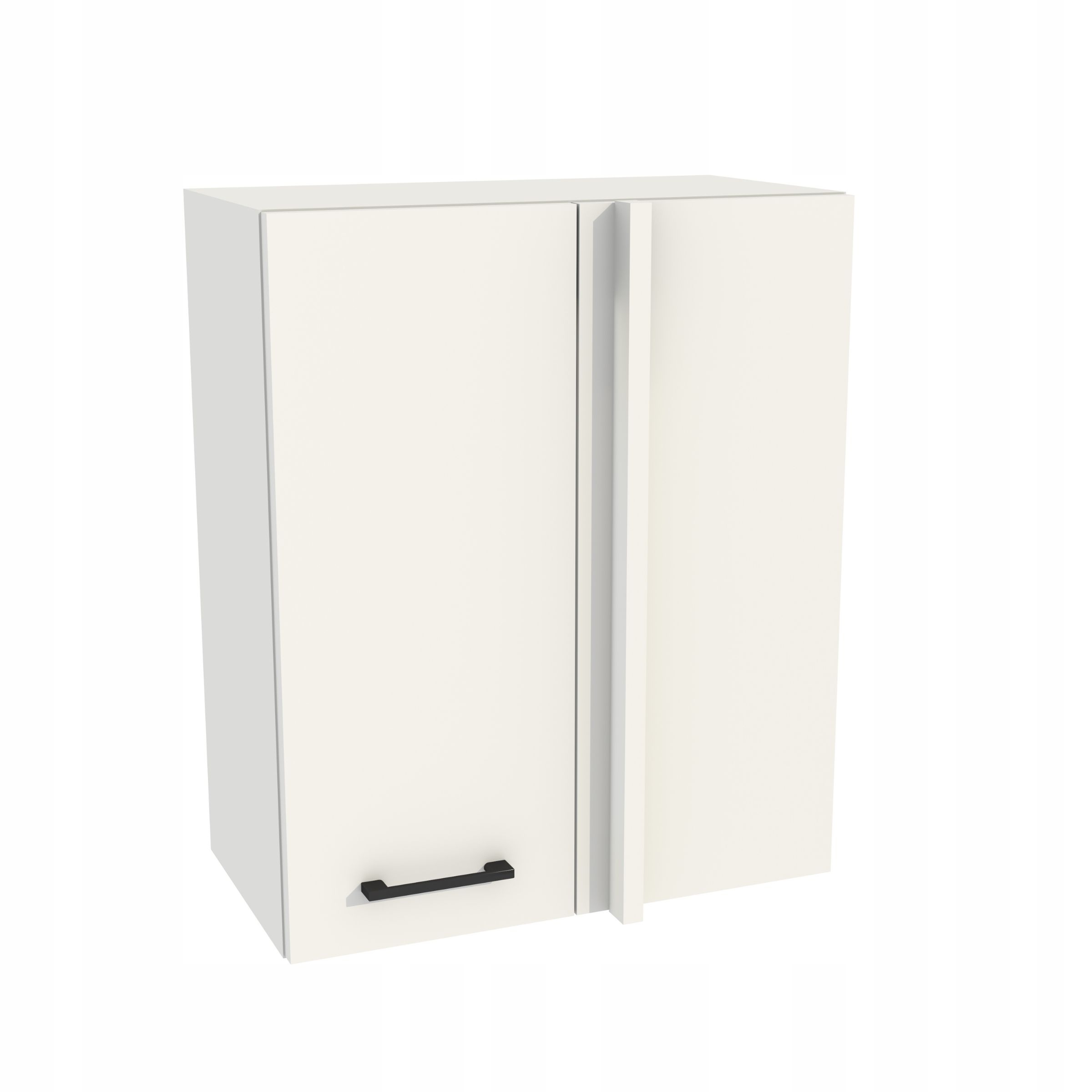 Kuchyňská skříňka horní rohová 65/72 Capri korpus Bílá přední strana Bílá Mat