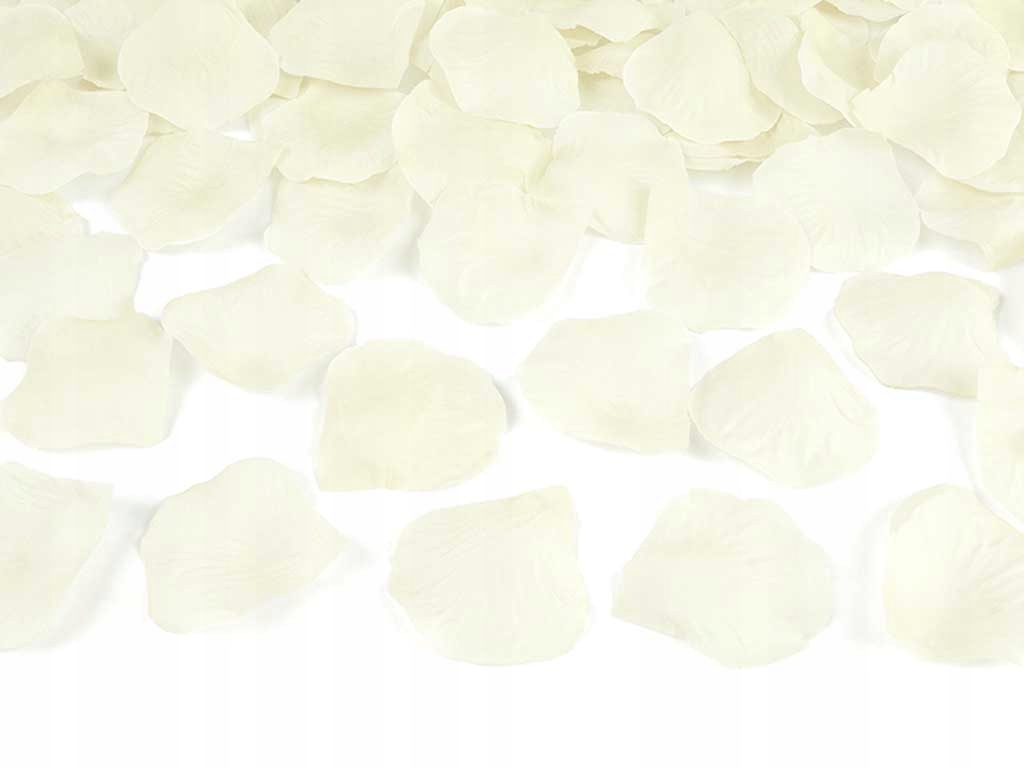 4x TUBY KONFETTI KREMOWE PŁATKI RÓŻY RÓŻ ŚLUB XL Stan opakowania oryginalne