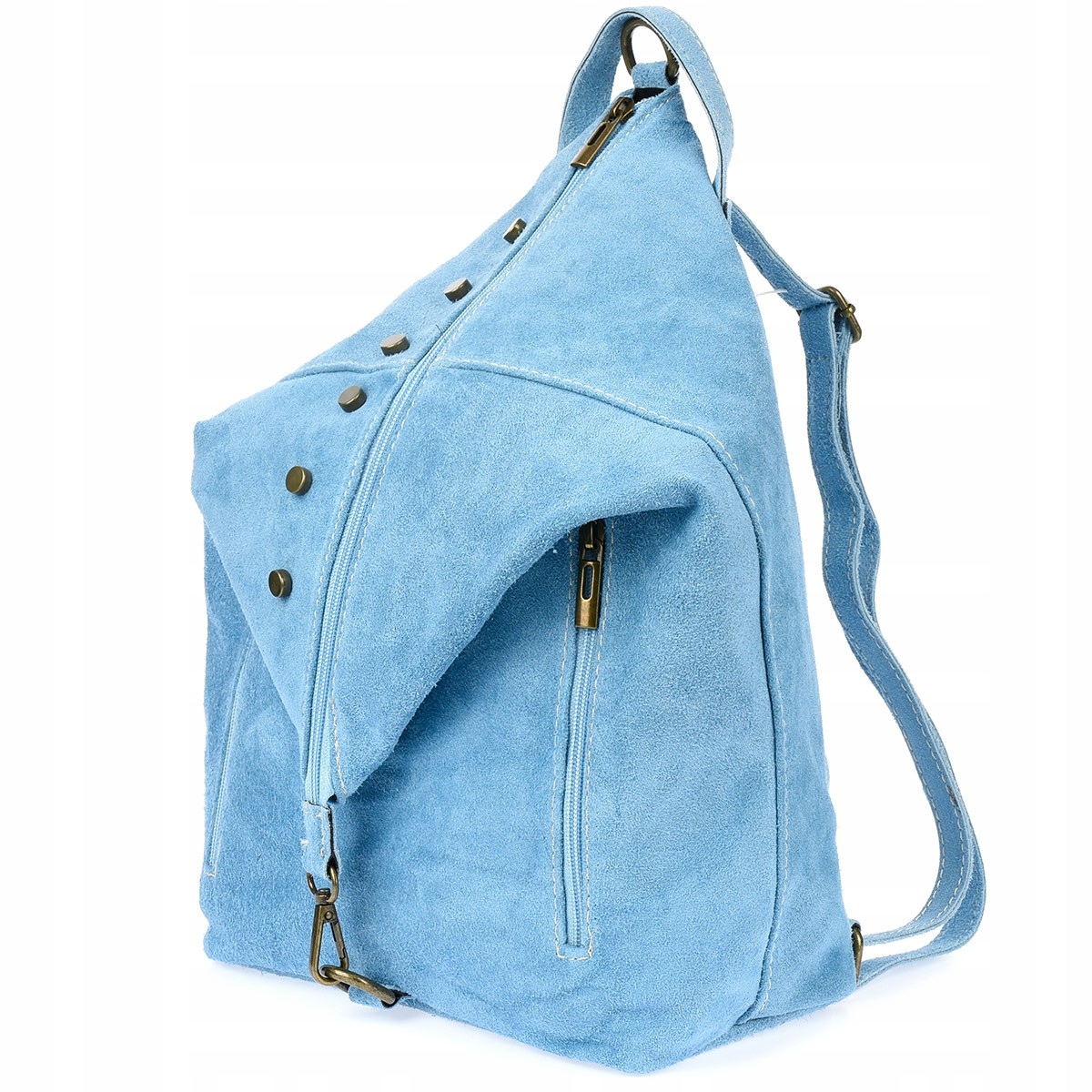 Italský stylový Batoh Semiš A4 W14