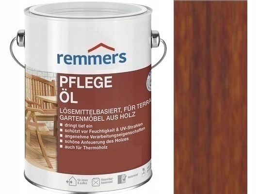 Remmers Pflege-ol Olej Na Terasy Záhradného Nábytku Z Dreva 5L Gaštan