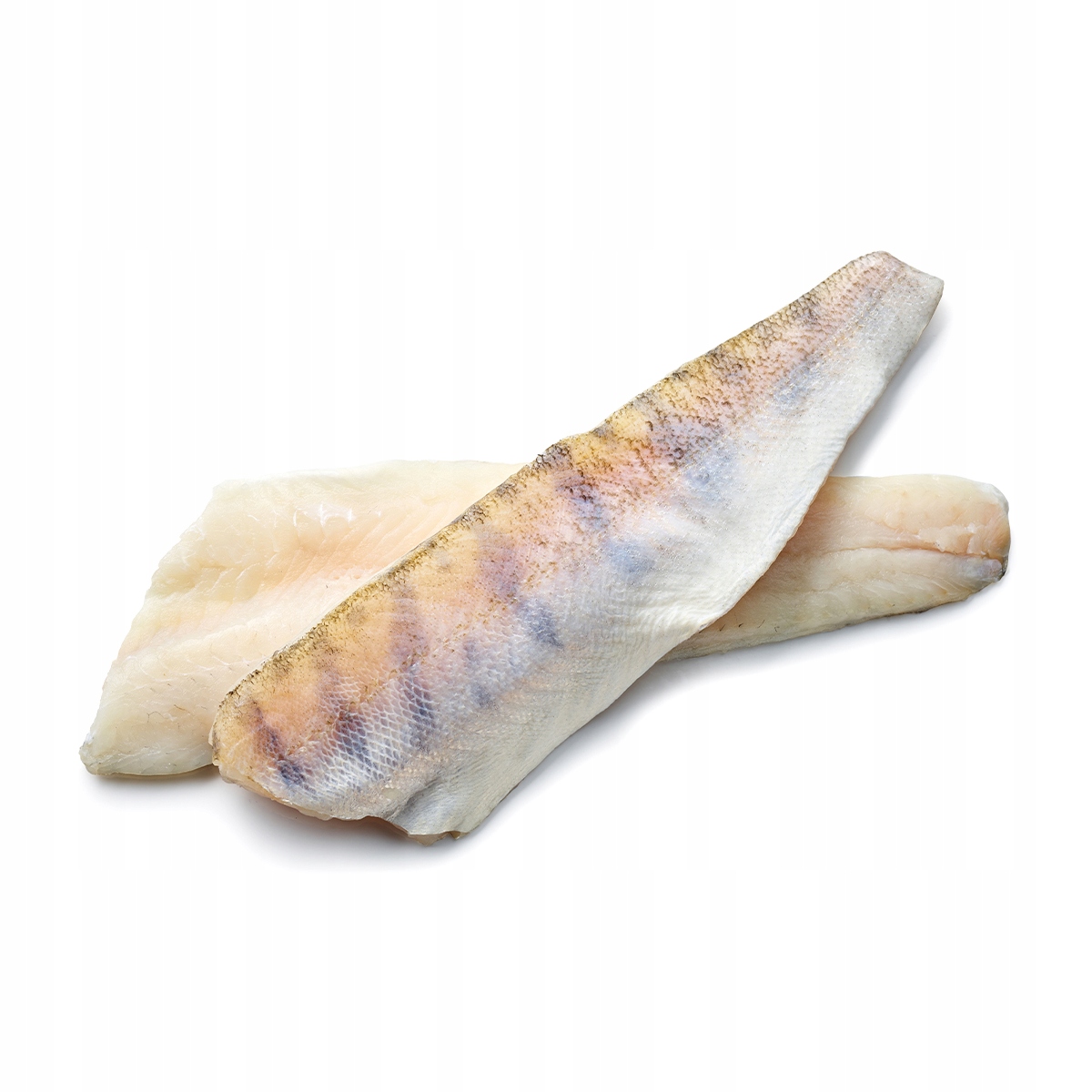 Sandacz filety ze skórą mrożone filet glazura 20% jakość 2 kg Suchy lód
