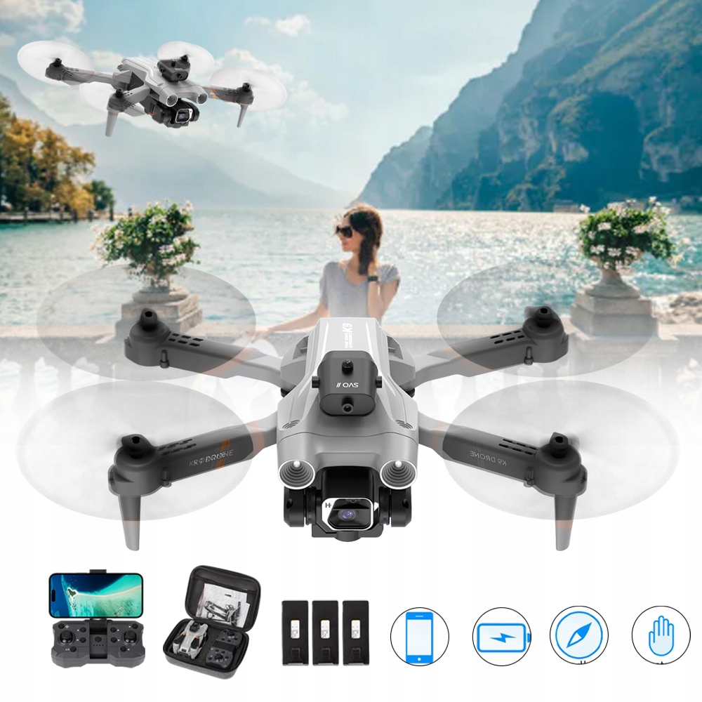Rc Quadcopter Dárek Mini Skládací Dron, Skládací Quadcopter S Kamerou