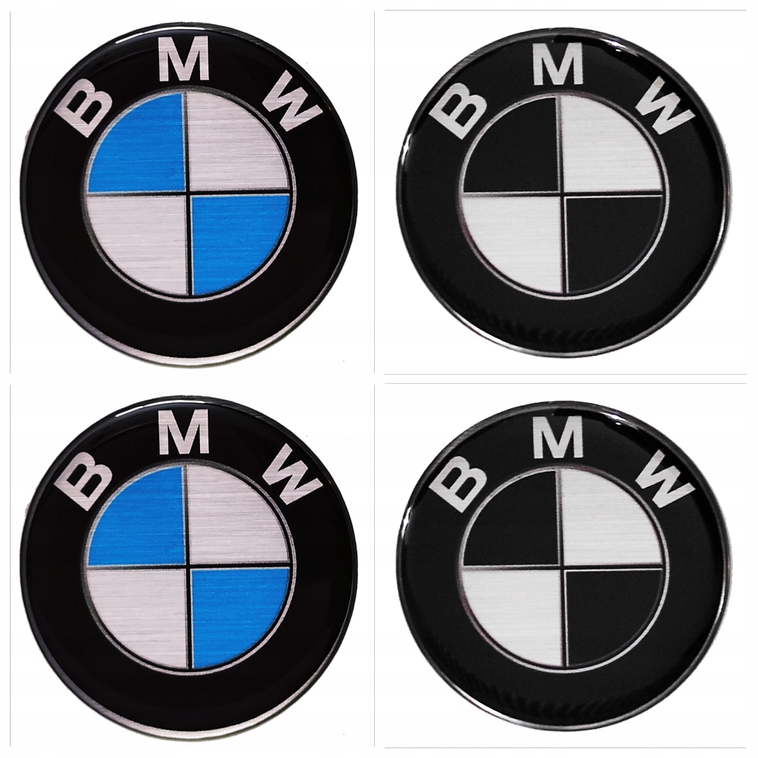 

Emblemat Logo Znaczek Srebrny-chrom 3D Bmw 55 mm