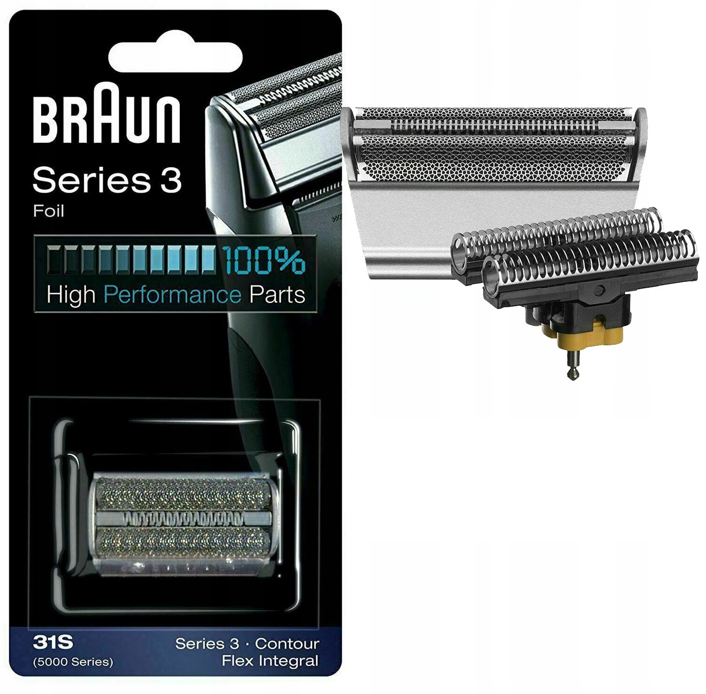 Braun 31S Hlava Blok Čepelí Kazeta Nůž Kombipack Originální