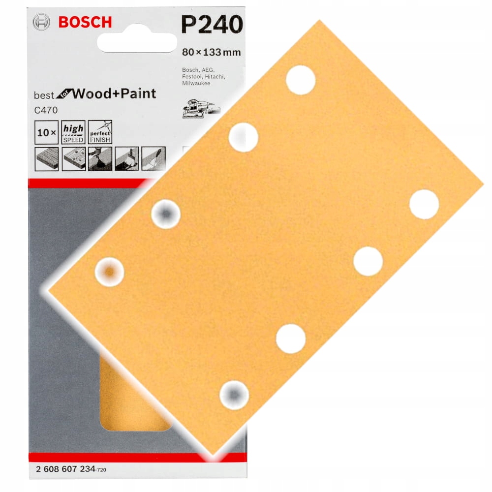 

Papier ścierny Bosch C470 80x133 gr. 240 op.10 szt