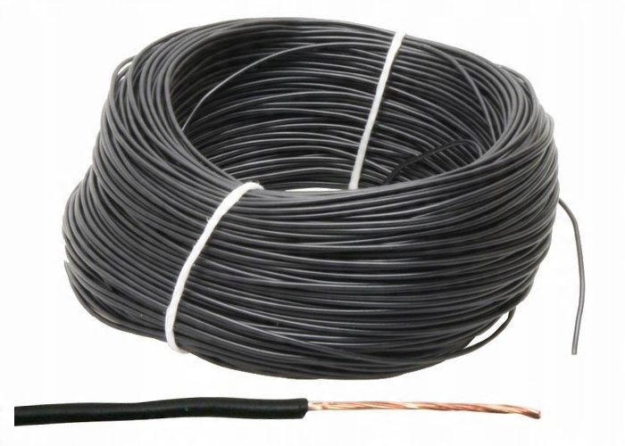 

Przewód Lgy 1x2,5mm czarny za 1mb