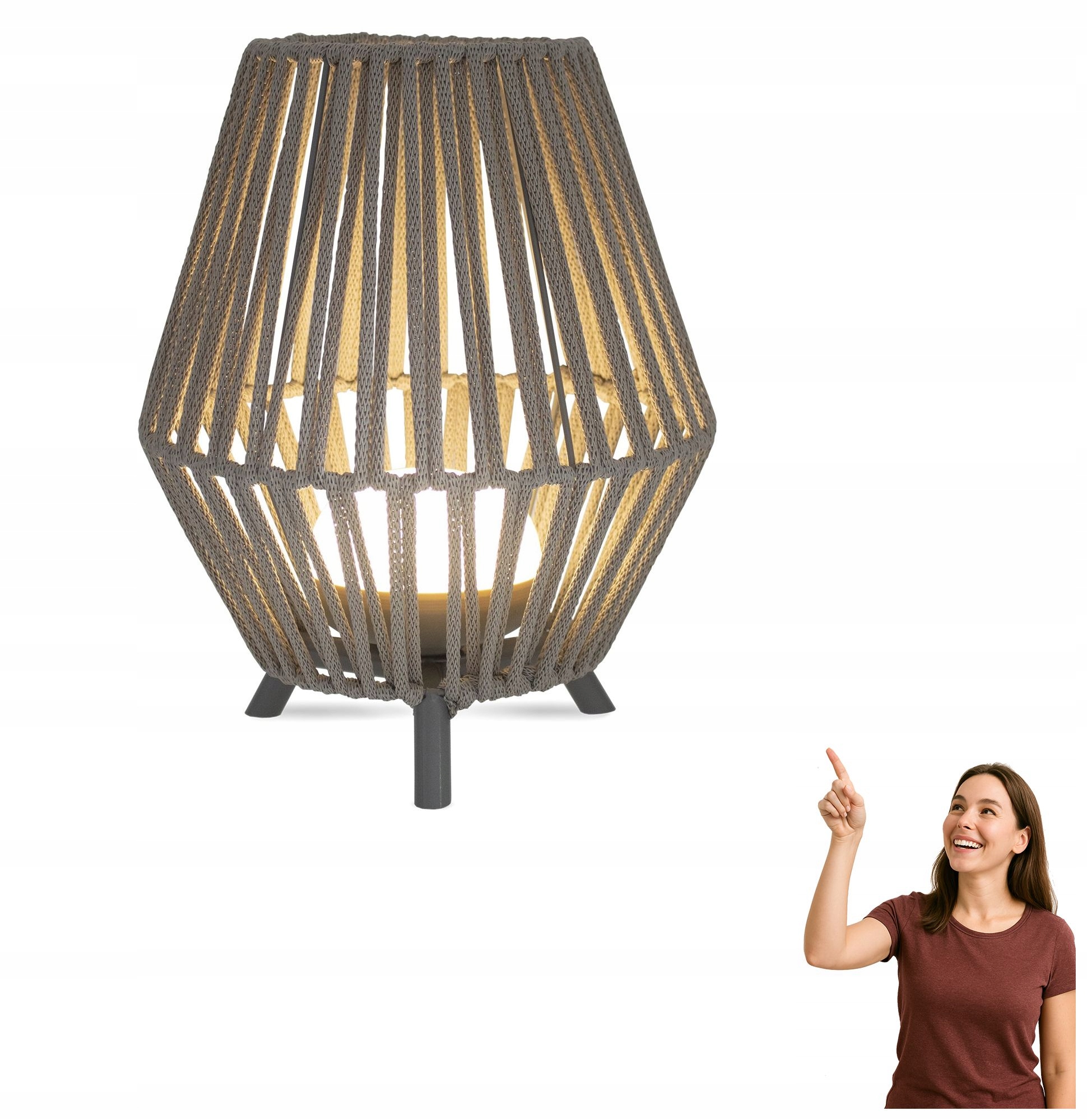 Vonkajšia stolová Led lampa 9W Conta 30 3115 Zuma Line