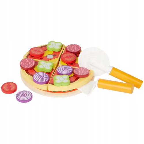 

Mini Matters Drewniane artykuły spożywcze Pizza