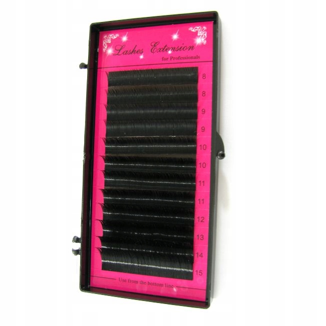 

Rzęsy Norki Objętościowe C-0,10-MIX Kasetka 8-15mm