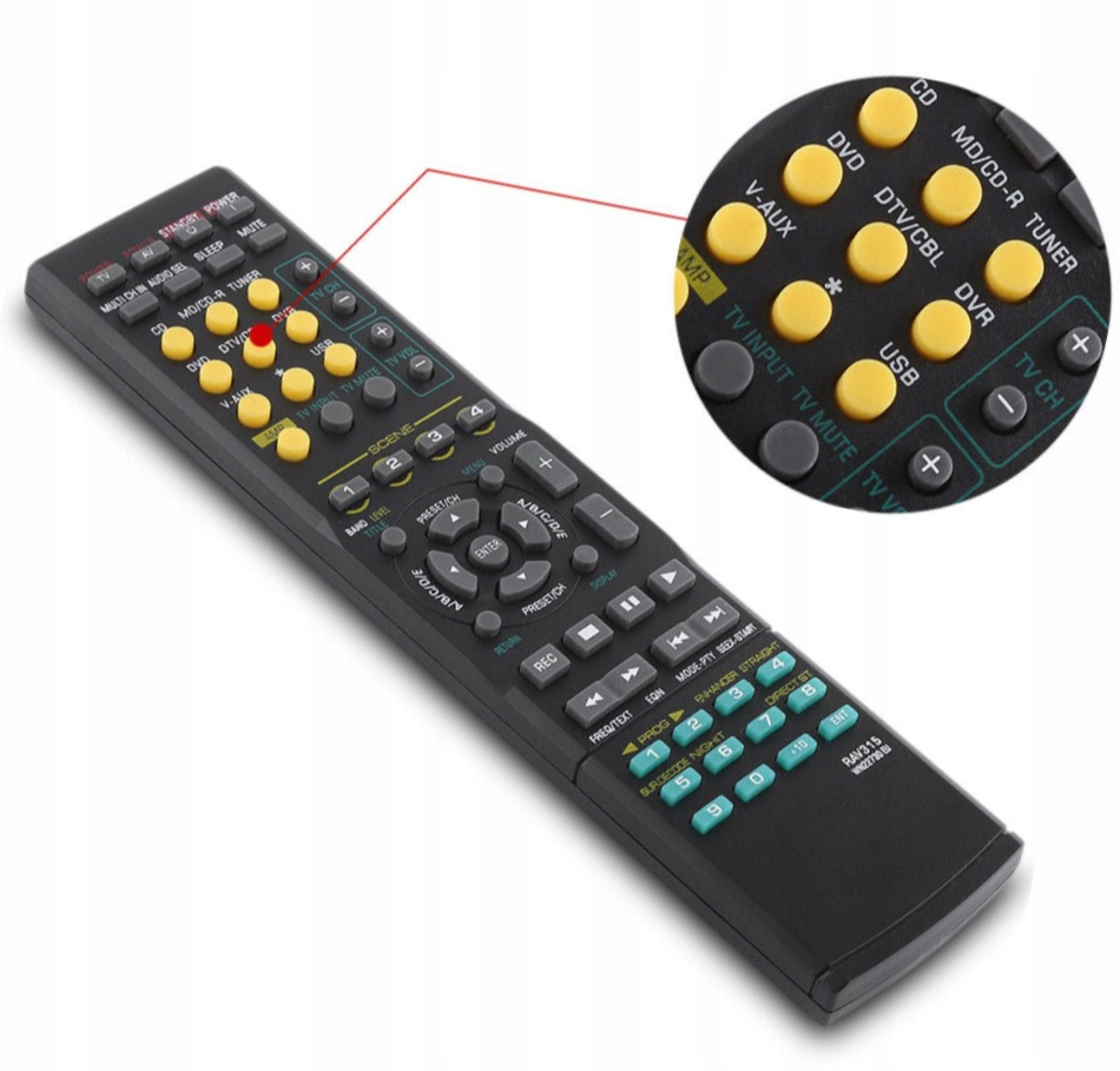 PILOT DO YAMAHA RX-V363BL RX-V461 RX-V561 RX-V663 Marka Inna