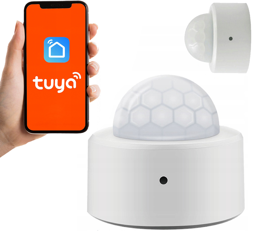 Czujnik ruchu PIR Zigbee 3.0 TUYA ZHA Zigbee2MQTT Smart Life Baron