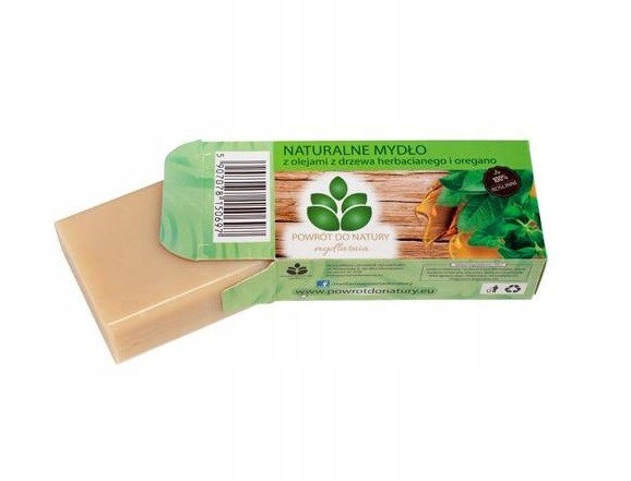 ROŚLINNE MYDŁO Z OLEJAMI Z DRZEWA HERBACIANEGO