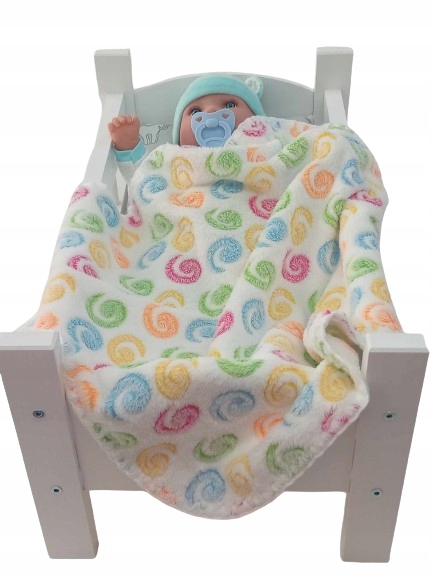 KOC DLA LALEK KOCYK PUSZYSTY DWUSTRONNY. ŚLIMACZKI