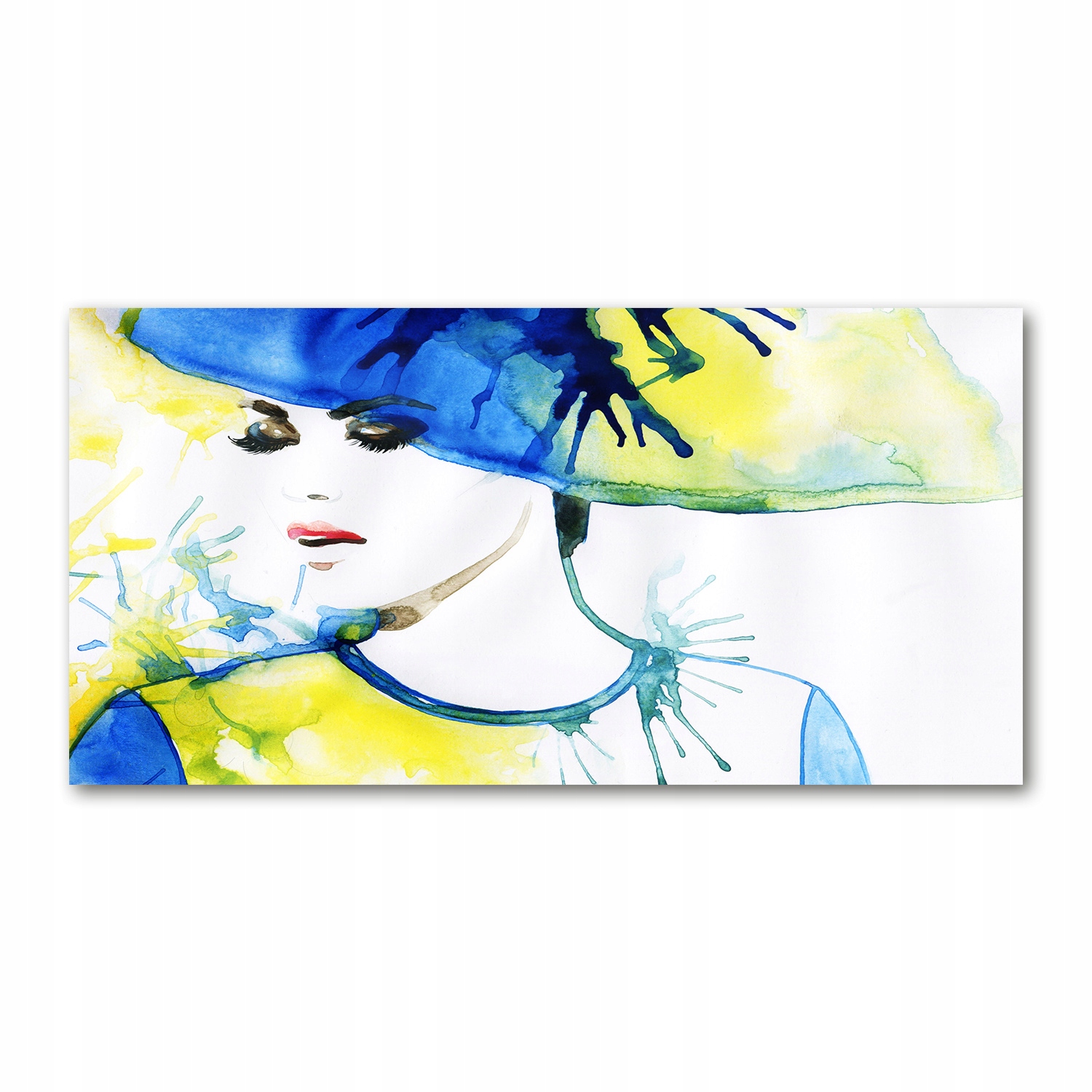 

Foto-obraz akrylowy Kobieta w kapeluszu 140x70 cm