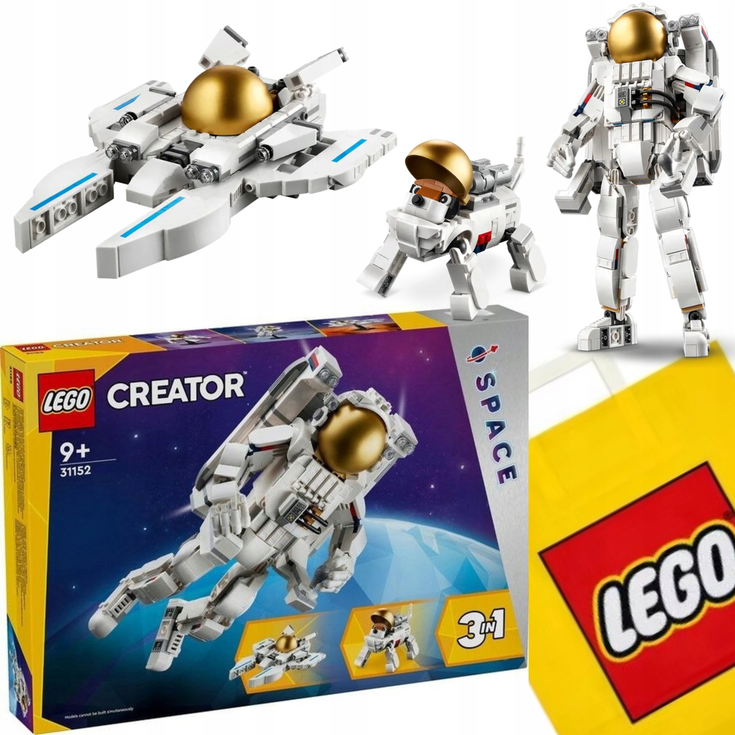 LEGO CREATOR 3W1 31152 ASTRONAUTA + GRATIS TORBA LEGO PREZENT ŚWIĘTA