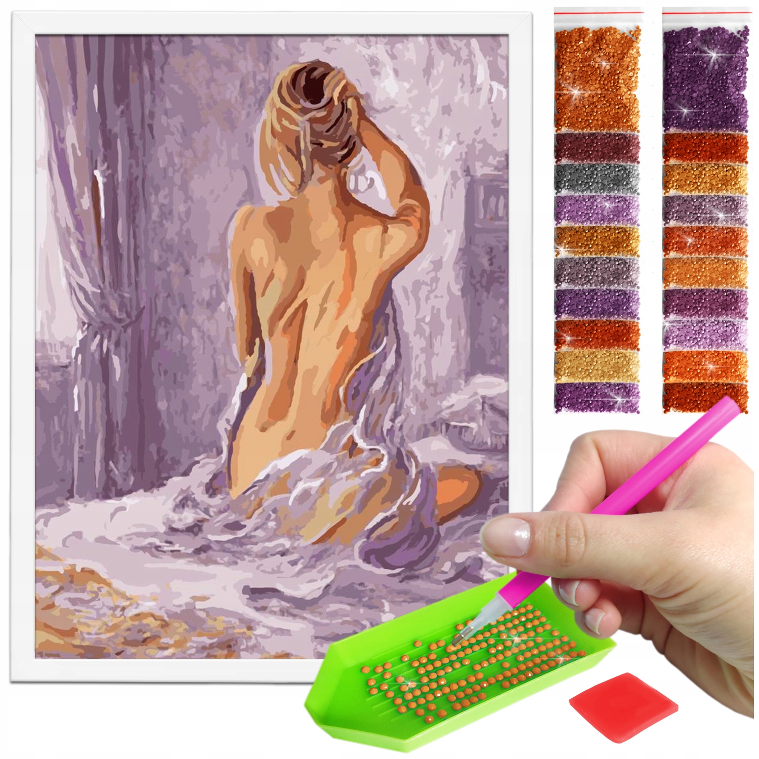 Haft Diamentowy Obraz Diamond Painting Ramka