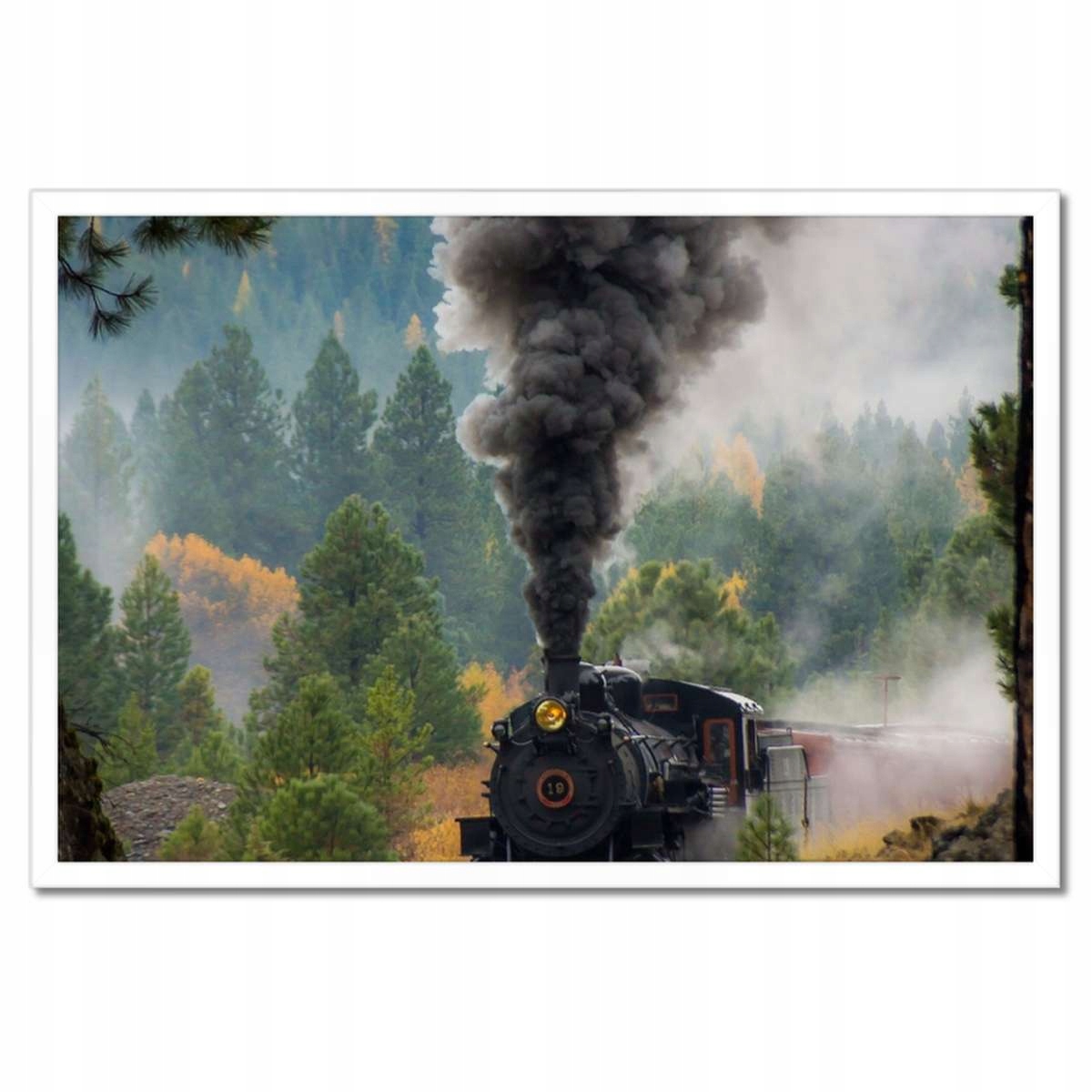 Plakáty v rámu 60x40 Parní lokomotiva