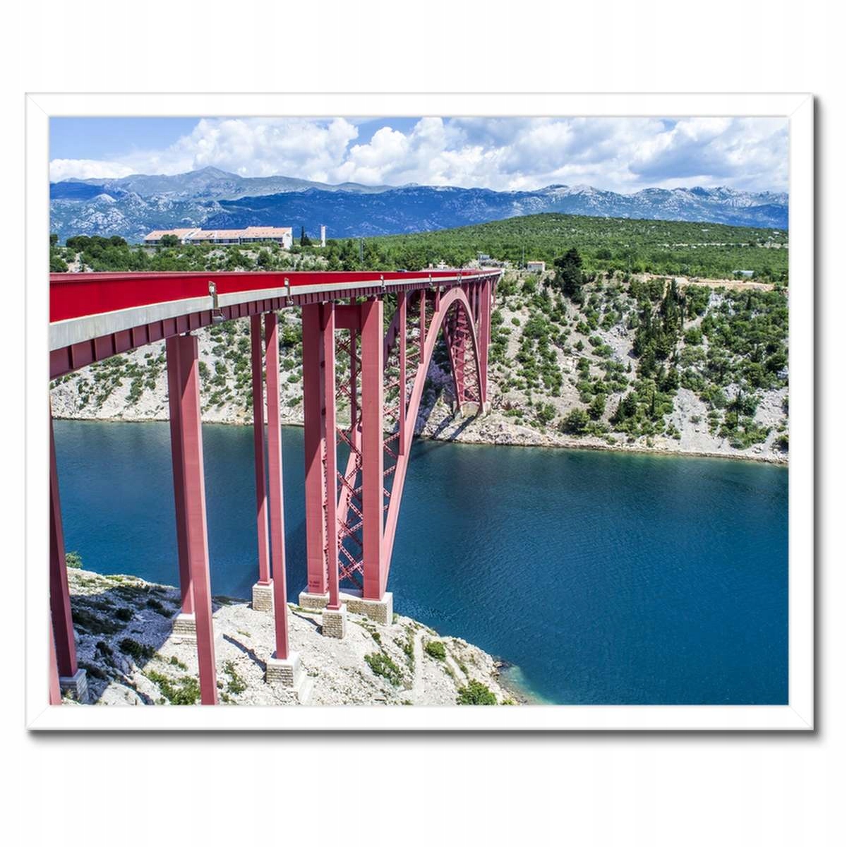 Plakáty v rámu 50x40 Chorvatsko Maslenica Most