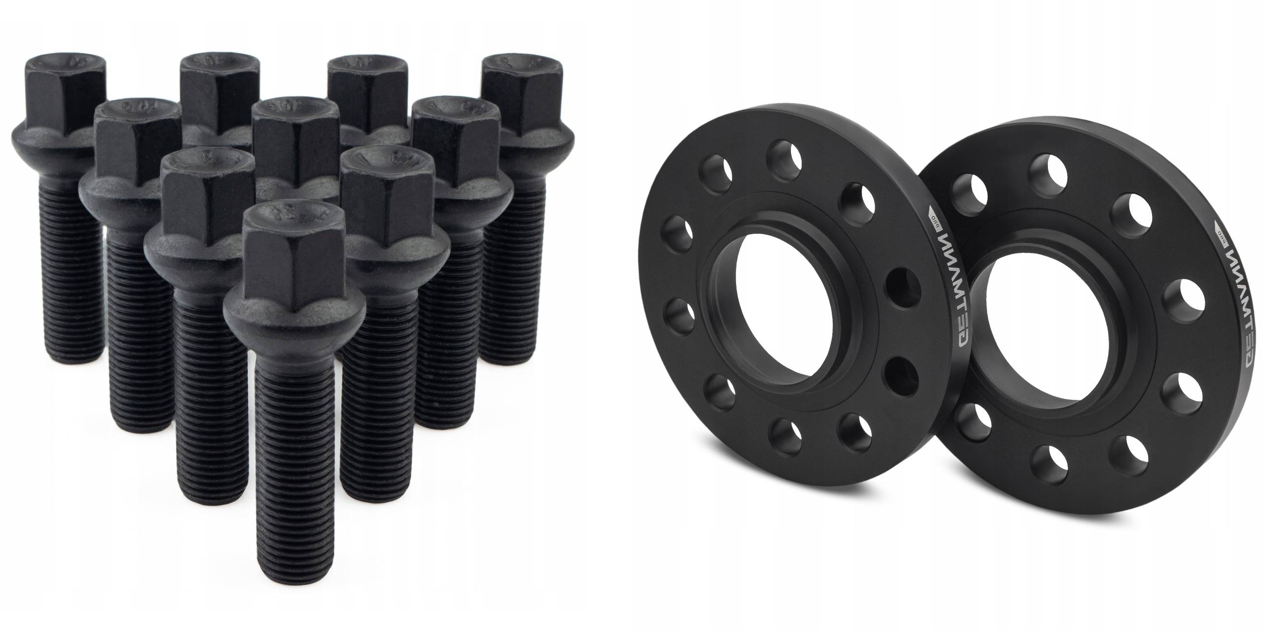 Priechodné vzdialenosti 20 mm 5x112 66.6 Mercedes skrutky M12x1.5