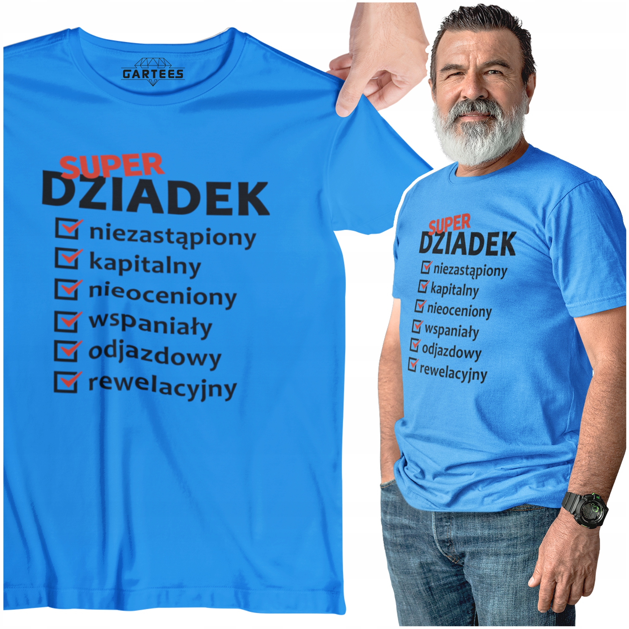 

Super Prezent Koszulka Dla Dziadka Niezastąpiony