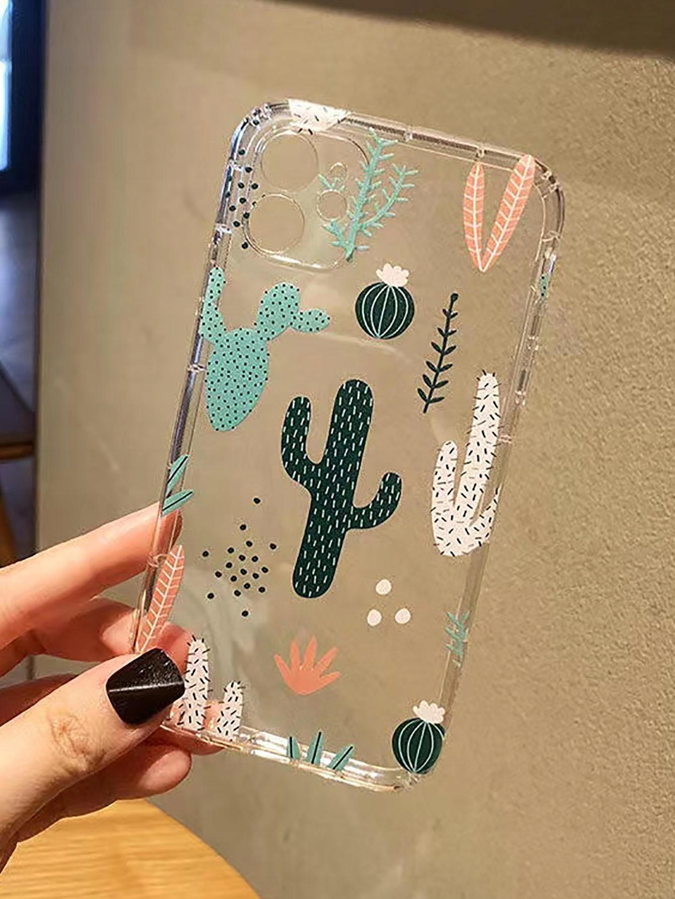 CASE PRZEZROCZYSTE ETUI NA TELEFON WZÓR KAKTUSY IPHONE XR SHEIN Sklep