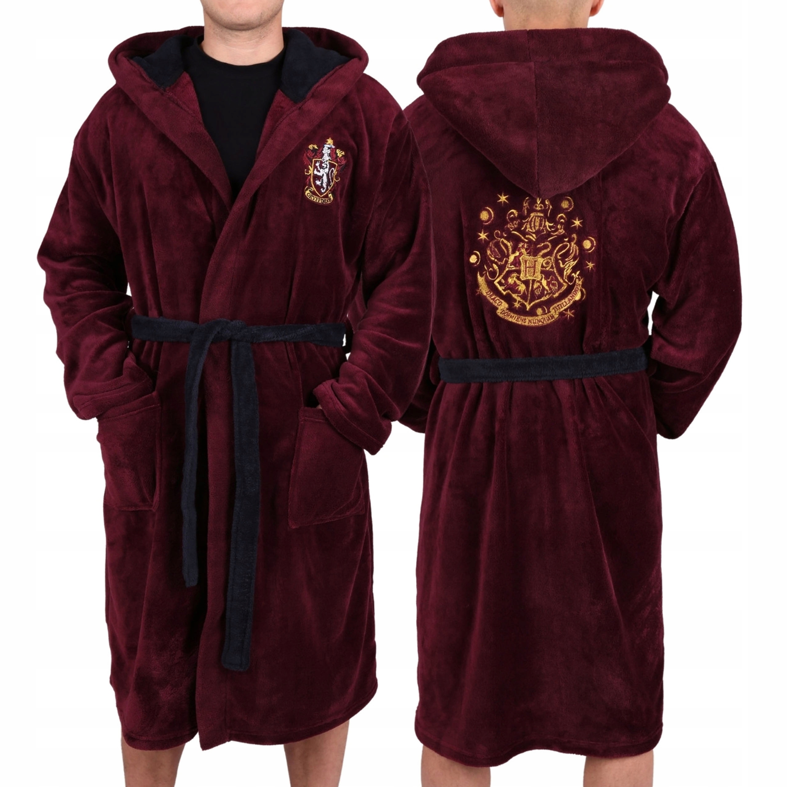 

Bordowy, męski szlafrok Hogwarts Harry Potter S-m