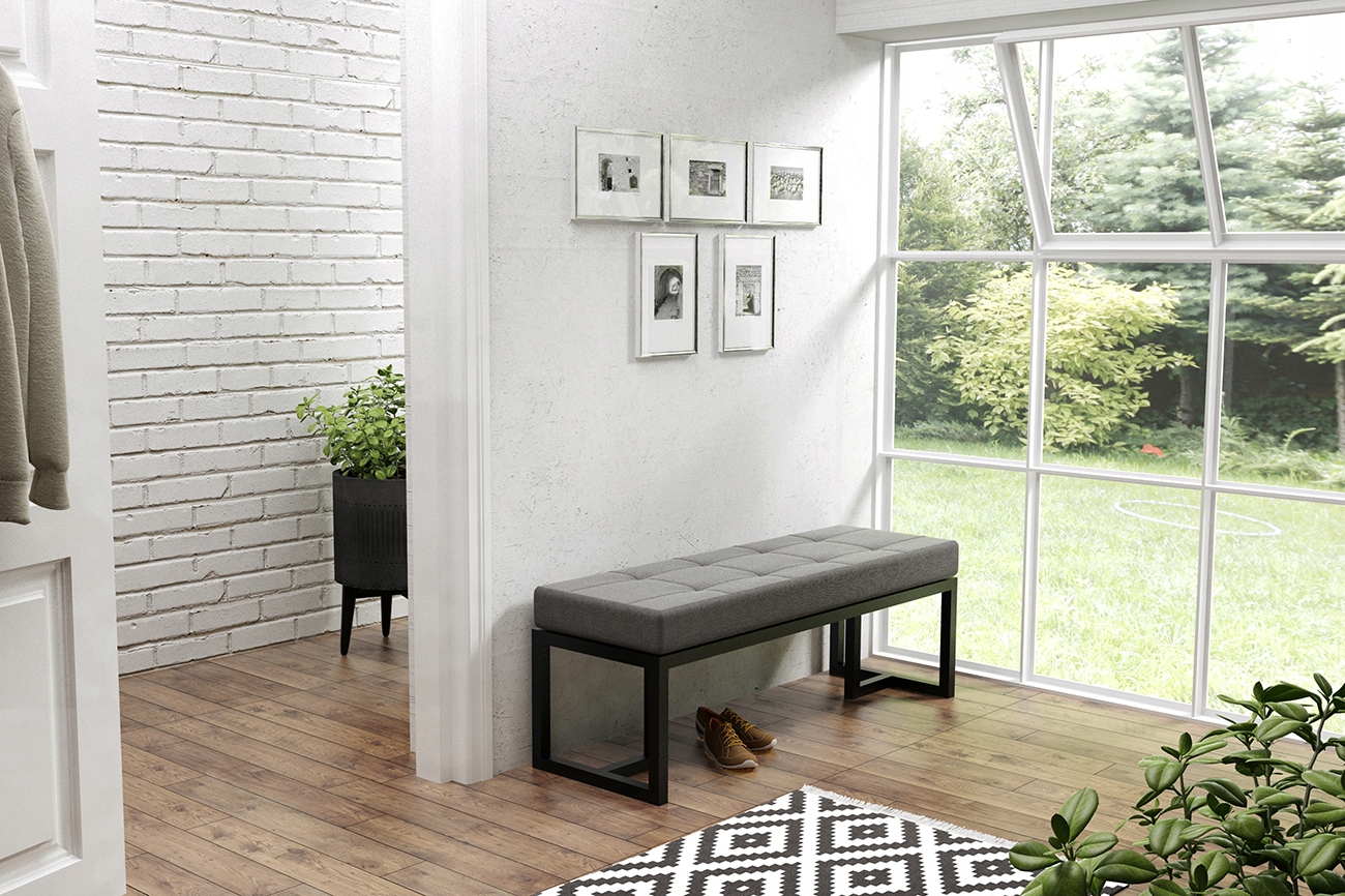 Metrowa ławeczka Ellyn industrialna do domu loft EAN (GTIN) 5907780117506