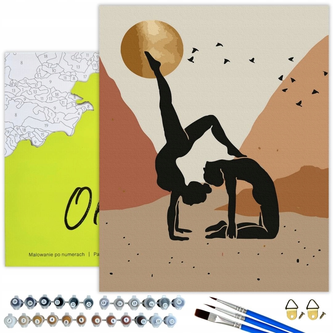 Malování Podle Čísel Jóga Obrázky Pro Malování podle čísel S Rámem Oh Art
