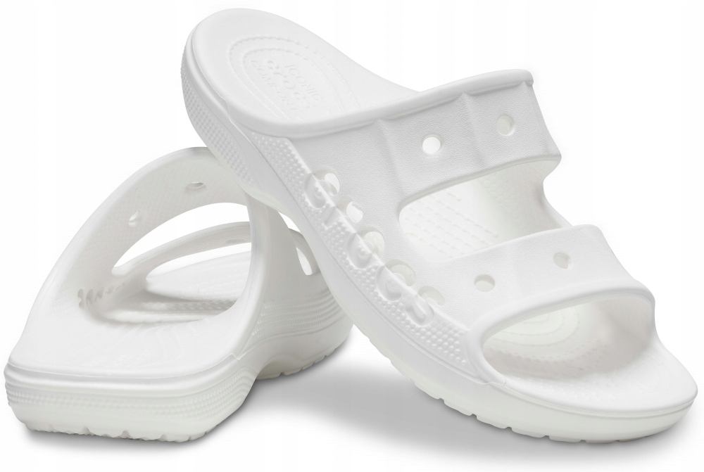 

Lekkie Buty Klapki Crocs Baya Sandal Białe 37,5