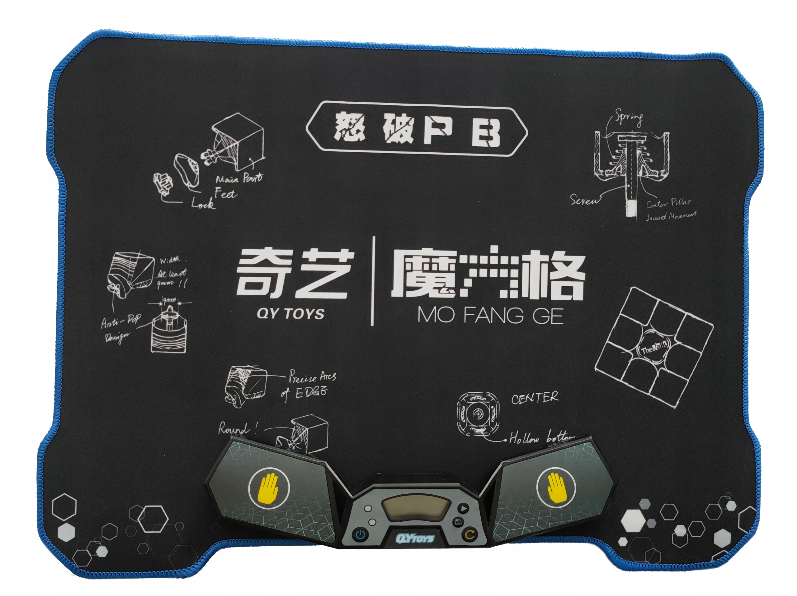 ZESTAW DO SPEEDCUBINGU QIYI TIMER + MATA SMALL