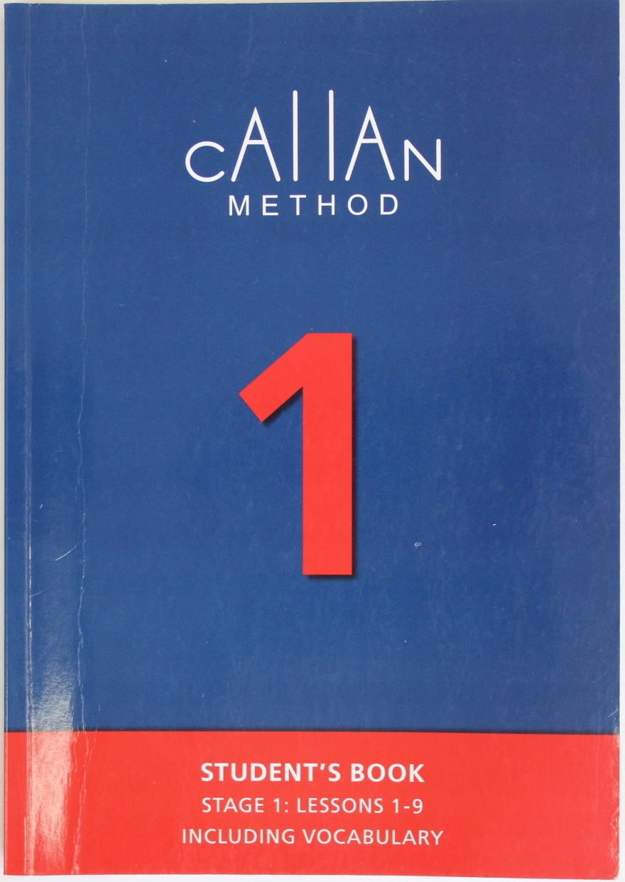 CALLAN METHOD 1 STUDENT'S BOOK STAGE 1 LESSONS 1-9 INCLUDING