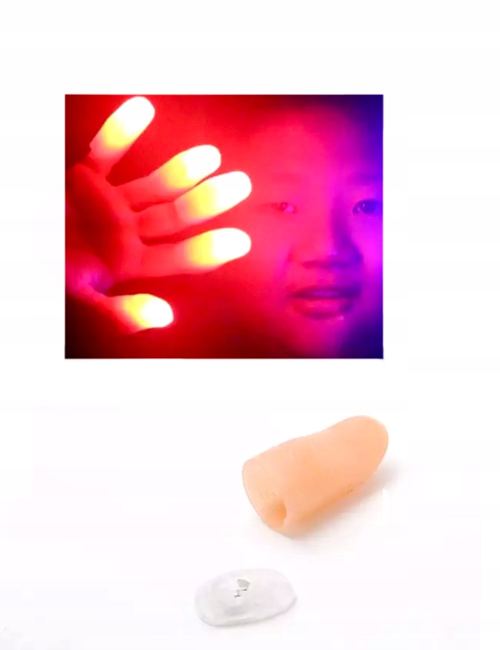 

Palec Led do trików magiczny świecący podświetlany