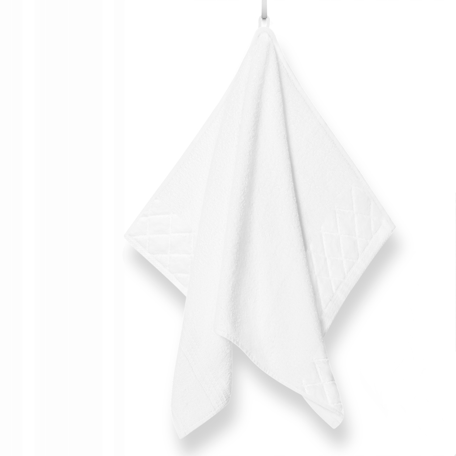 

Biały Ręcznik Frotte 50X90 Silky 500 gsm